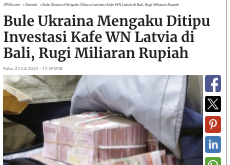 Sibirins Maxims Bali Fraud